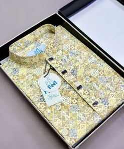 Yellow Pakistani Cotton কোড-30