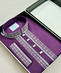 Elite Quality Embroidered Panjabi কোড- 205