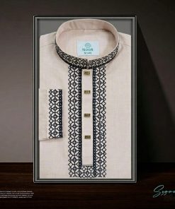 SAFFRON Men's Embroidery Punjabi কোড-203
