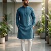 Royal Blue Elegance, Pakistani Cotton।কোড-45