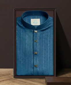 Royal Blue Elegance, Pakistani Cotton।কোড-45